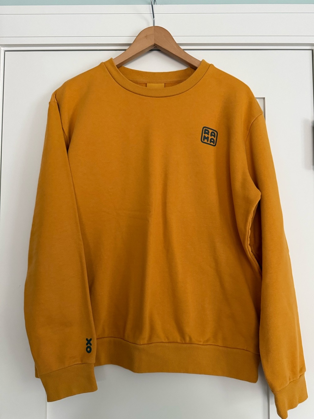 RAMA WORKS Yolk Team Crewneck Sweatshirt with Subtle Logo Men’s Size Large